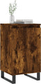 vidaXL - Dressoirs - 2 - st - 40x35x70 - cm - bewerkt - hout - gerookt - eikenkleurig