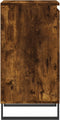 vidaXL - Dressoirs - 2 - st - 40x35x70 - cm - bewerkt - hout - gerookt - eikenkleurig