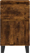 vidaXL - Dressoirs - 2 - st - 40x35x70 - cm - bewerkt - hout - gerookt - eikenkleurig