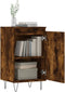 vidaXL - Dressoirs - 2 - st - 40x35x70 - cm - bewerkt - hout - gerookt - eikenkleurig
