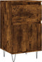 vidaXL - Dressoirs - 2 - st - 40x35x70 - cm - bewerkt - hout - gerookt - eikenkleurig
