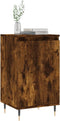 vidaXL - Dressoirs - 2 - st - 40x35x70 - cm - bewerkt - hout - gerookt - eikenkleurig