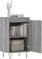 vidaXL - Dressoirs - 2 - st - 40x35x70 - cm - bewerkt - hout - grijs - sonoma