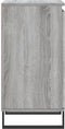 vidaXL - Dressoirs - 2 - st - 40x35x70 - cm - bewerkt - hout - grijs - sonoma