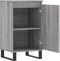 vidaXL - Dressoirs - 2 - st - 40x35x70 - cm - bewerkt - hout - grijs - sonoma