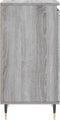 vidaXL - Dressoirs - 2 - st - 40x35x70 - cm - bewerkt - hout - grijs - sonoma