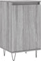 vidaXL - Dressoirs - 2 - st - 40x35x70 - cm - bewerkt - hout - grijs - sonoma
