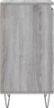 vidaXL - Dressoirs - 2 - st - 40x35x70 - cm - bewerkt - hout - grijs - sonoma