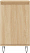 vidaXL - Dressoirs - 2 - st - 40x35x70 - cm - bewerkt - hout - sonoma - eikenkleurig