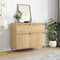vidaXL - Dressoirs - 2 - st - 40x35x70 - cm - bewerkt - hout - sonoma - eikenkleurig