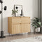 vidaXL - Dressoirs - 2 - st - 40x35x70 - cm - bewerkt - hout - sonoma - eikenkleurig