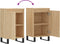vidaXL - Dressoirs - 2 - st - 40x35x70 - cm - bewerkt - hout - sonoma - eikenkleurig