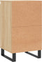 vidaXL - Dressoirs - 2 - st - 40x35x70 - cm - bewerkt - hout - sonoma - eikenkleurig