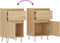 vidaXL - Dressoirs - 2 - st - 40x35x70 - cm - bewerkt - hout - sonoma - eikenkleurig