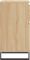 vidaXL - Dressoirs - 2 - st - 40x35x70 - cm - bewerkt - hout - sonoma - eikenkleurig