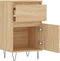 vidaXL - Dressoirs - 2 - st - 40x35x70 - cm - bewerkt - hout - sonoma - eikenkleurig