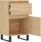 vidaXL - Dressoirs - 2 - st - 40x35x70 - cm - bewerkt - hout - sonoma - eikenkleurig