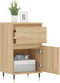 vidaXL - Dressoirs - 2 - st - 40x35x70 - cm - bewerkt - hout - sonoma - eikenkleurig