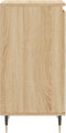 vidaXL - Dressoirs - 2 - st - 40x35x70 - cm - bewerkt - hout - sonoma - eikenkleurig