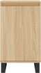 vidaXL - Dressoirs - 2 - st - 40x35x70 - cm - bewerkt - hout - sonoma - eikenkleurig