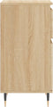 vidaXL - Dressoirs - 2 - st - 40x35x70 - cm - bewerkt - hout - sonoma - eikenkleurig