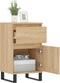 vidaXL - Dressoirs - 2 - st - 40x35x70 - cm - bewerkt - hout - sonoma - eikenkleurig