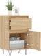 vidaXL - Dressoirs - 2 - st - 40x35x70 - cm - bewerkt - hout - sonoma - eikenkleurig
