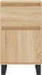 vidaXL - Dressoirs - 2 - st - 40x35x70 - cm - bewerkt - hout - sonoma - eikenkleurig