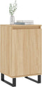 vidaXL - Dressoirs - 2 - st - 40x35x70 - cm - bewerkt - hout - sonoma - eikenkleurig