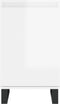 vidaXL - Dressoirs - 2 - st - 40x35x70 - cm - bewerkt - hout - hoogglans - wit
