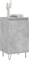 vidaXL - Dressoirs - 2 - st - 40x35x70 - cm - bewerkt - hout - betongrijs