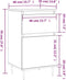vidaXL - Dressoirs - 2 - st - 40x35x70 - cm - bewerkt - hout - hoogglans - wit