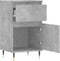 vidaXL - Dressoirs - 2 - st - 40x35x70 - cm - bewerkt - hout - betongrijs
