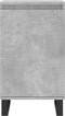 vidaXL - Dressoirs - 2 - st - 40x35x70 - cm - bewerkt - hout - betongrijs