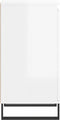vidaXL - Dressoirs - 2 - st - 40x35x70 - cm - bewerkt - hout - hoogglans - wit