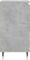 vidaXL - Dressoirs - 2 - st - 40x35x70 - cm - bewerkt - hout - betongrijs