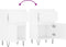 vidaXL - Dressoirs - 2 - st - 40x35x70 - cm - bewerkt - hout - hoogglans - wit