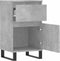vidaXL - Dressoirs - 2 - st - 40x35x70 - cm - bewerkt - hout - betongrijs