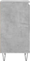 vidaXL - Dressoirs - 2 - st - 40x35x70 - cm - bewerkt - hout - betongrijs