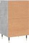 vidaXL - Dressoirs - 2 - st - 40x35x70 - cm - bewerkt - hout - betongrijs