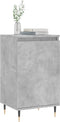 vidaXL - Dressoirs - 2 - st - 40x35x70 - cm - bewerkt - hout - betongrijs