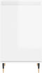 vidaXL - Dressoirs - 2 - st - 40x35x70 - cm - bewerkt - hout - hoogglans - wit
