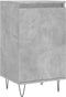 vidaXL - Dressoirs - 2 - st - 40x35x70 - cm - bewerkt - hout - betongrijs