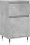 vidaXL - Dressoirs - 2 - st - 40x35x70 - cm - bewerkt - hout - betongrijs