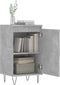 vidaXL - Dressoirs - 2 - st - 40x35x70 - cm - bewerkt - hout - betongrijs
