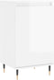 vidaXL - Dressoirs - 2 - st - 40x35x70 - cm - bewerkt - hout - hoogglans - wit