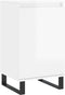 vidaXL - Dressoirs - 2 - st - 40x35x70 - cm - bewerkt - hout - hoogglans - wit