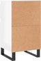 vidaXL - Dressoirs - 2 - st - 40x35x70 - cm - bewerkt - hout - hoogglans - wit