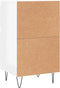 vidaXL - Dressoirs - 2 - st - 40x35x70 - cm - bewerkt - hout - hoogglans - wit