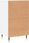 vidaXL - Dressoirs - 2 - st - 40x35x70 - cm - bewerkt - hout - wit